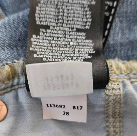 7 for all mankind Josefina high rise jeans size 28 medium wash - Picture 5 of 8